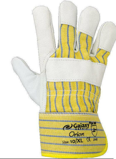 Galaxy Orion Gloves for Work Leather-Cotton 1pcs