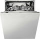Whirlpool WCIO 3T341 PE Πλήρως Εντοιχιζόμενο Πλυντήριο Πιάτων για 14 Σερβίτσια Π59.8xY82εκ. Λευκό
