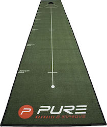 Pure2Improve Golf Putting Mat 400 x 66 cm Στρώμα Εξάσκησης