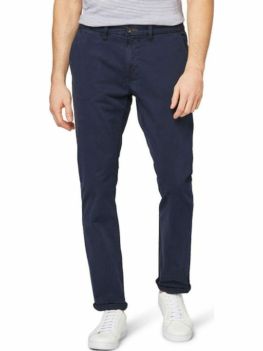 Tom Tailor Ανδρικό Παντελόνι Chino σε Slim Εφαρμογή Navy Μπλε