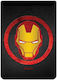 ERT Group Самозалепваща Калъфка за Карти Pocket Stickers Iron Man в Черен Цвят