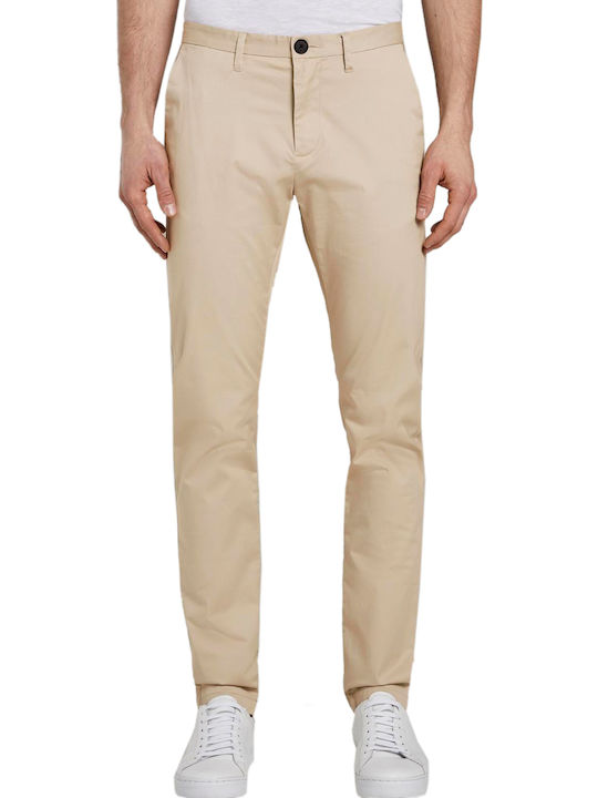 Hose Chino in Schlanker Passform Beige