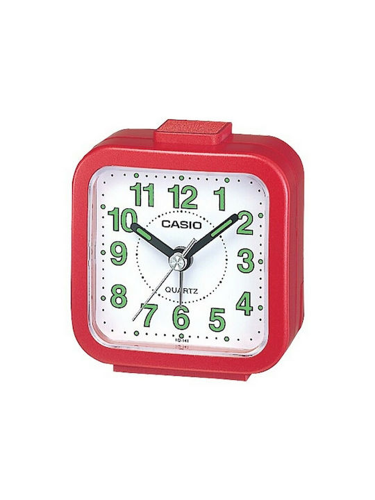 Casio Επιτραπέζιο Ρολόι με Ξυπνητήρι TQ-141-4E