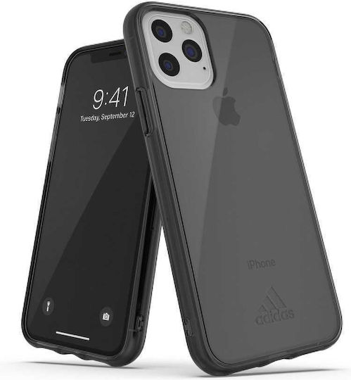 adidas Protective Clear Case Back Cover Silicone Smokey Black (iPhone 11 Pro)