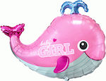 Balloons whale pink 70 cm