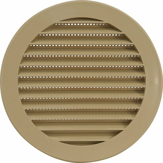 Europlast Vent Louver 15x15cm Round with Screen