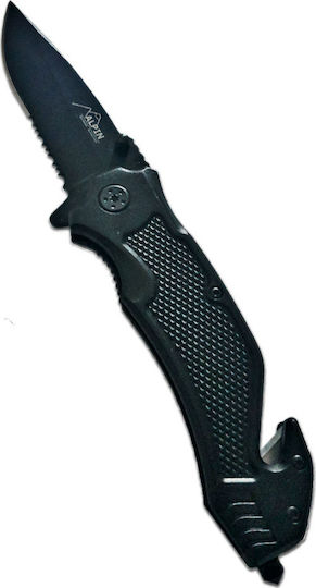 Alpin Tactical Series Σουγιάς Επιβίωσης Μαύρος σε Θήκη