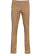 Pantaloni cu Croială Slim Bej