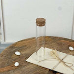 GLASS TUBE WITH CORK 3.5X15CM