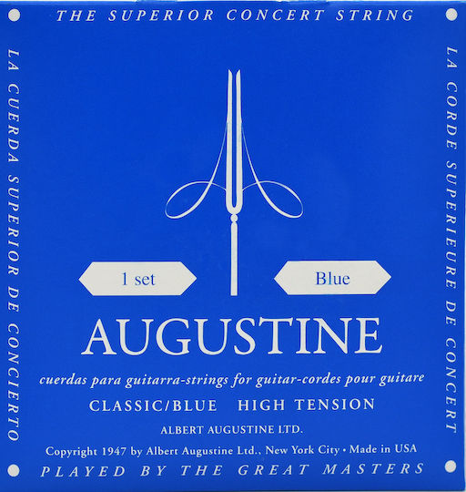Augustine Classic Blue Set - High Basses / Regular Trebles Μονή Χορδή Nylon Κλασικής Κιθάρας