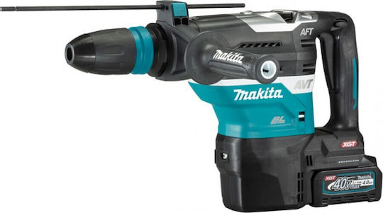 Makita XGT Κρουστικό Σκαπτικό Πιστολέτο Μπαταρίας 40V 2x5Ah με Υποδοχή SDS Max HR005GT202