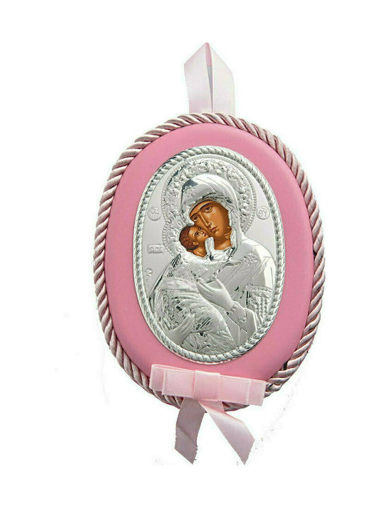Prince Silvero Saint Icon Kids Talisman with the Virgin Mary made of Silver MA-DM1110-LR