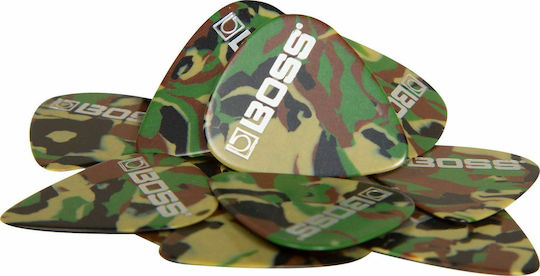 Boss Boss Auswahl Camo Celluloid Gitarre Set 12 Stück Schwer