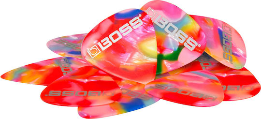 Boss Πένες Κιθάρας Mosaic Celluloid Σετ 12τμχ Thin