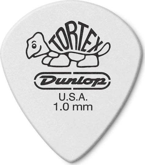 Dunlop Guitar Pick Tortex Jazz III Pick Thickness 1mm Packaging 1pc White