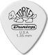 Dunlop Guitar Pick Tortex Jazz III Pick Thickness 1.35mm Packaging 1pc White