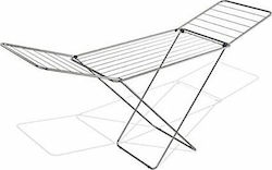 Gimi Jolly Metallic Folding Floor Clothes Drying Rack with Hanging Length 18m