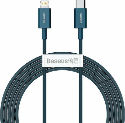 Baseus Superior USB-C la cablu Lightning 20W Albastru 2m (CATLYS-C03)