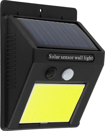 GloboStar Wall Mounted Solar Light 10W 1000lm Cold White 6000K with Motion Sensor and Photocell IP65
