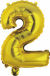 Balloon Foil Number 2 Gold 35cm