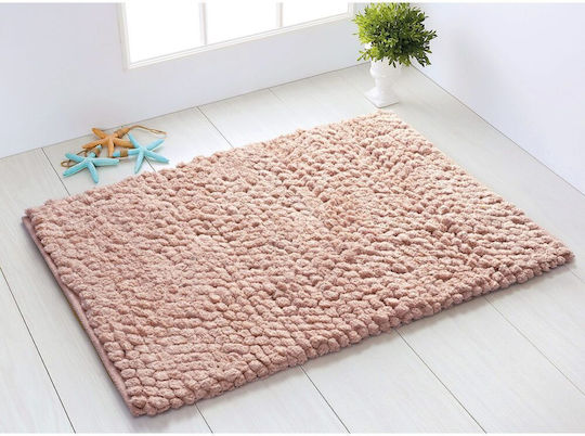 Beauty Home Неслизащ Бански Килим Памучен 3283-Сив-50Х80 Сив 50x80см