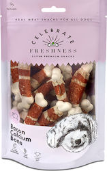 Celebrate Freshness Bacon Calcium Bone Deliciu pentru câini Dietetic cu Bacon 100gr 84048