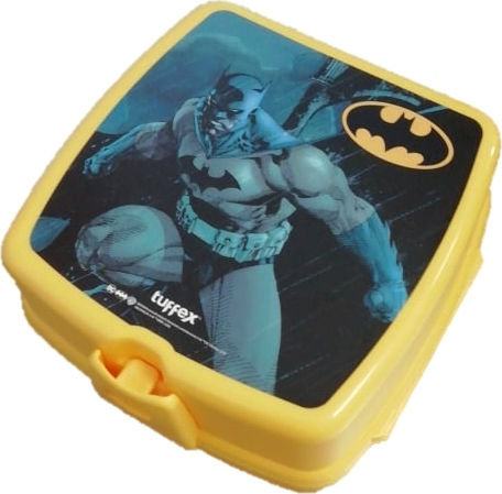 TnS Plastic Kids' Food Container Batman Yellow x x 9.3cm