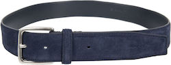 Gant Men's Leather Belt Navy Blue