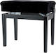 Gewa Deluxe Compartment Stool Piano Adjustable ...