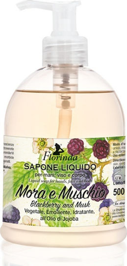 Florinda Blackberry und Musk Schaumbad mit Glycerin Feuchtigkeitsspendend 500ml