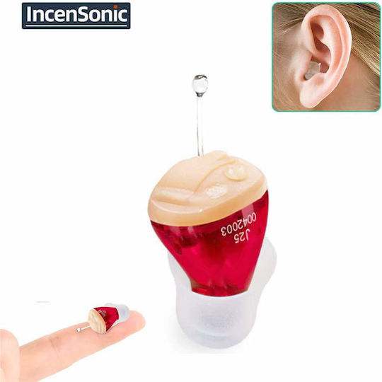IncenSonic J25 Дигитален Изцяло В Канала (CIC) Слухов Апарат За Дясно Ухо