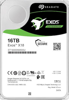 Seagate Exos X18 16TB HDD Hard Disk 3.5" SATA III 7200rpm pentru NAS / Server