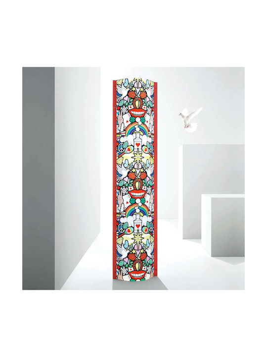 Slamp Love Peace Joy Φωτιστικό Δαπέδου Υ160xΜ21εκ. με Ντουί για Λαμπτήρα E27 Πολύχρωμο