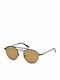 Web Sunglasses with Black Metal Frame and Brown Lens WE0207 02G