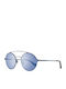 Web Sunglasses with Blue Metal Frame and Blue Lens WE0220 90X