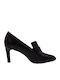 Hispanitas Leather Pointed Toe Black Heels