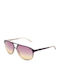 Lozza Unisex Sunglasses with Black Plastic Frame and Yellow Lens SL1872 0N76