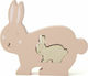Holz Kinder Steckpuzzle Baby Mrs. Rabbit für 1+ Jahre 2pcs Trixie