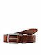 Men's Belt Leather Mocha Bisque