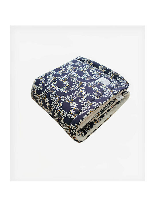 Tiny Toes Duvet Crib Cotton Myrtille Blue 100x140cm