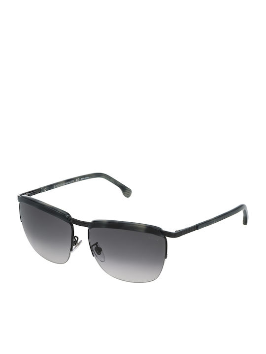 Lozza Unisex Sonnenbrille mit Schwarz Metall Ge...