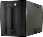 NGS Fortress 2000 V2 UPS Off-Line 1500VA 900W με 4 Schuko Πρίζες