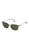 Lozza Damen Sonnenbrille mit Gray Metall Gestell und Grün Linse