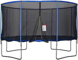HomCom Outdoor Trampoline 426cm with Net & Ladder