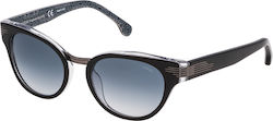 Lozza Sunglasses Μαύρα with Acetate Frame & Blue Lens