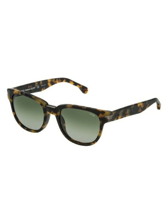 Lozza Sunglasses with Brown Tartaruga Plastic Frame and Green Lens SL4134M 960M