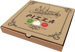 Disposable Pizza Paper Box 24x24x4.2cm 100pcs Microwelle