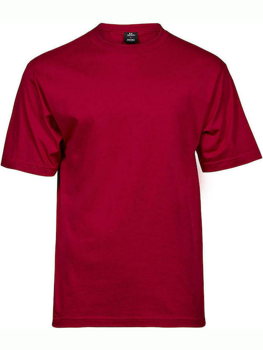 Tee Jays Sof Tee Ανδρικό Διαφημιστικό T-shirt Κοντομάνικο Deep Red