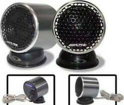 Alpine Set Car Audio Round Tweeters Σετ Mid-Tweeter Αυτοκινήτου 60mm