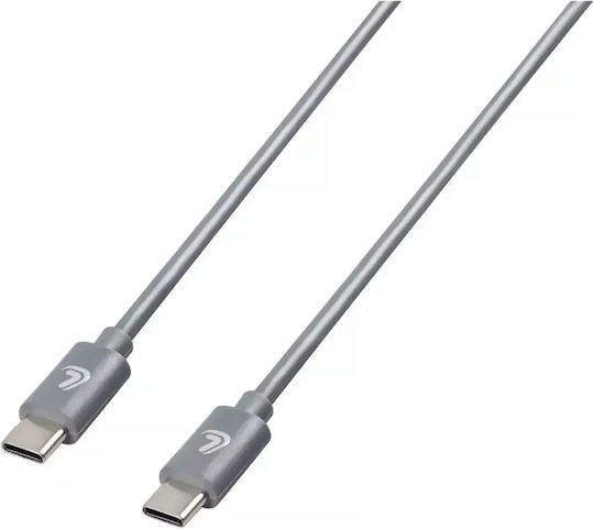 Lampa Essentials Редовна USB 2.0 Кабел USB-C мъжки - USB-C мъжки Сребрист 1м (L3868.4)